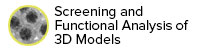 Screening and Functional Analysis of 3D Models